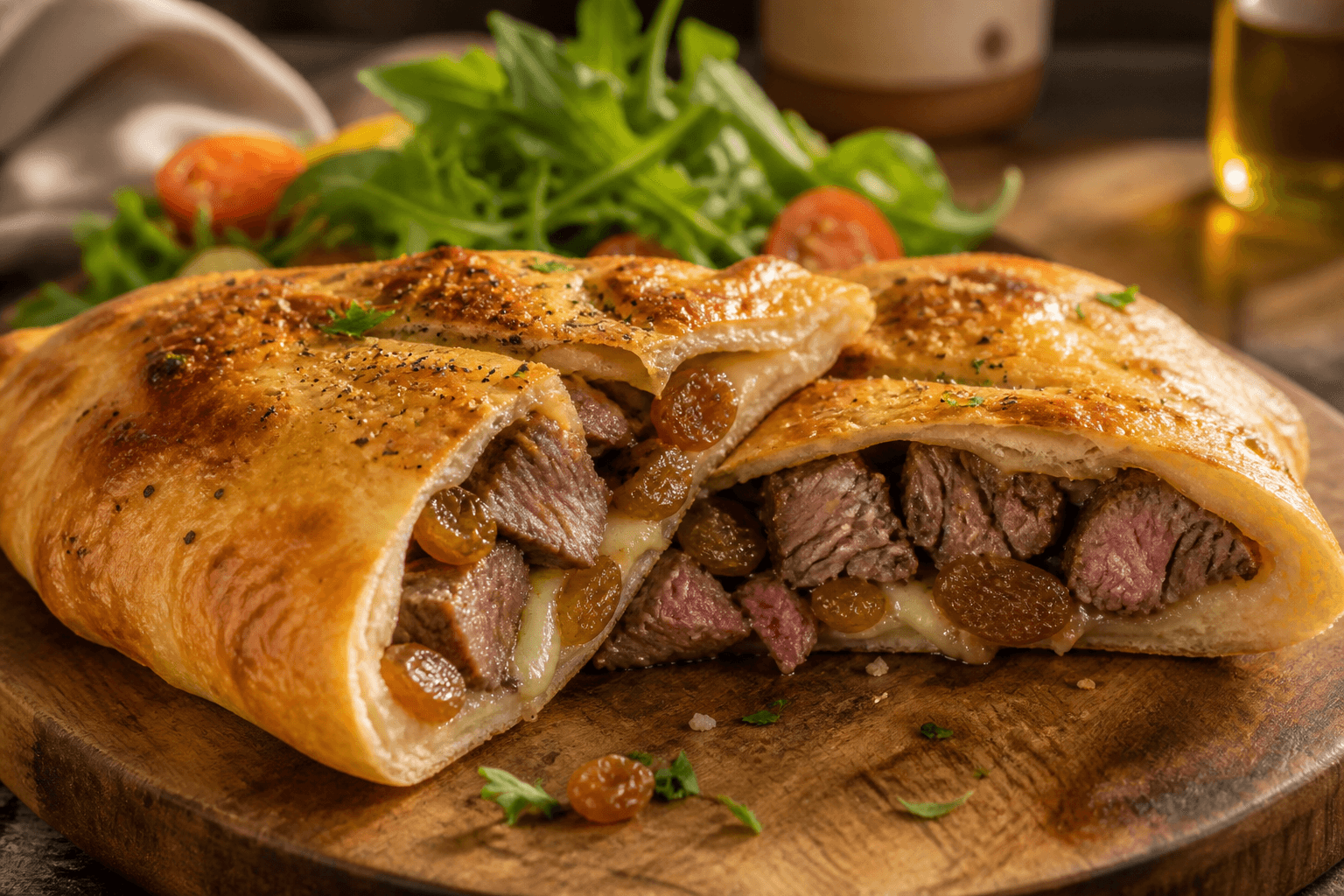 Calzone De Solomito Y Pasas Rubias